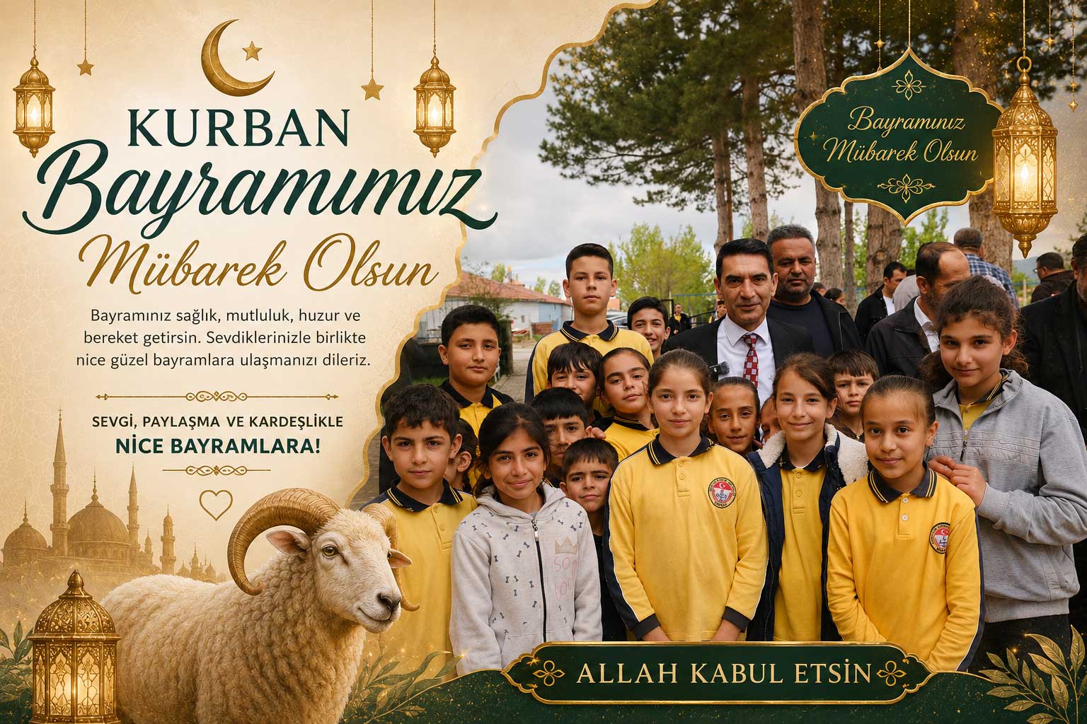 Kurban Bayramımız Mübarek Olsun.